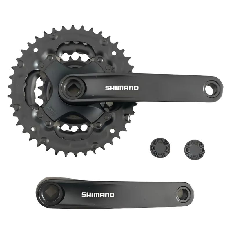 SHIMANO - SHIMANO VOLANTE SHIMANO TOURNEY FC-TY501 678-SPEED 170MM 42X34X24T NEGRO