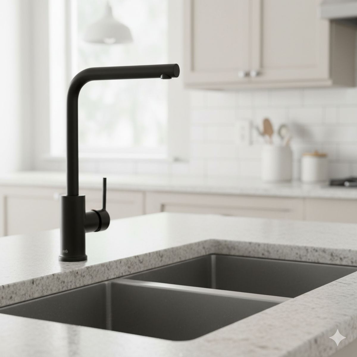 PMB - Llave Grifo Monomando Ducha Queens Pmb Negro Mate