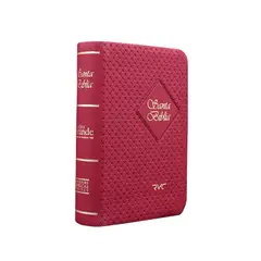 KOREAN BIBLE SOCIETY - Biblia RVC compacta simil piel rojo