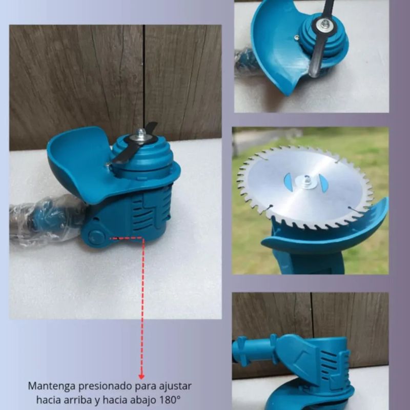 MOVI - Kit de Jardinería  Motosierra, Tijera de Podar y Desbrozadora
