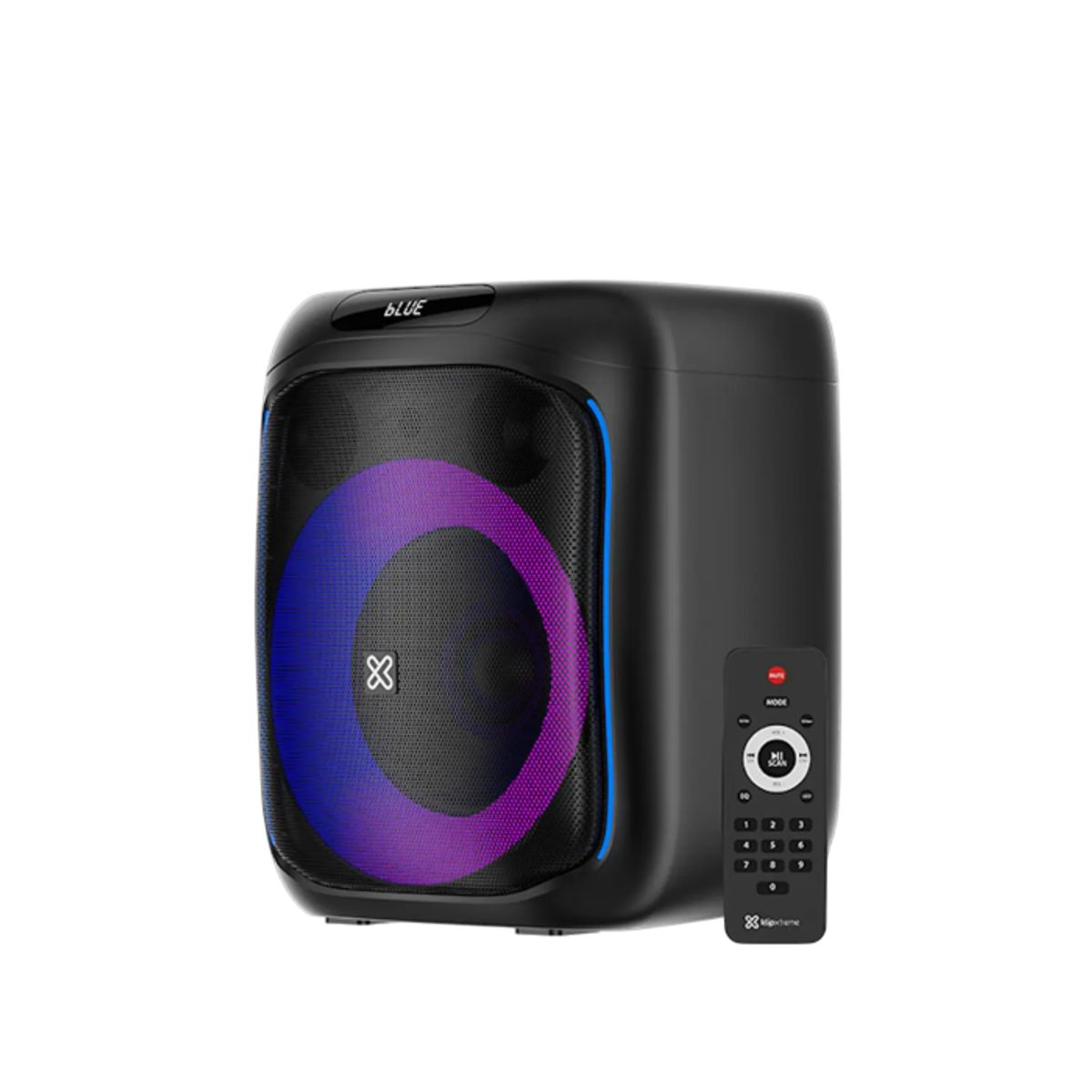 KLIP XTREME - KlipXtreme KLS-655, BoomBlaster Parlante Portátil 1800W, Subwoofer 6.5”, Luces LED Dinámicas, Batería 7h, Función TWS