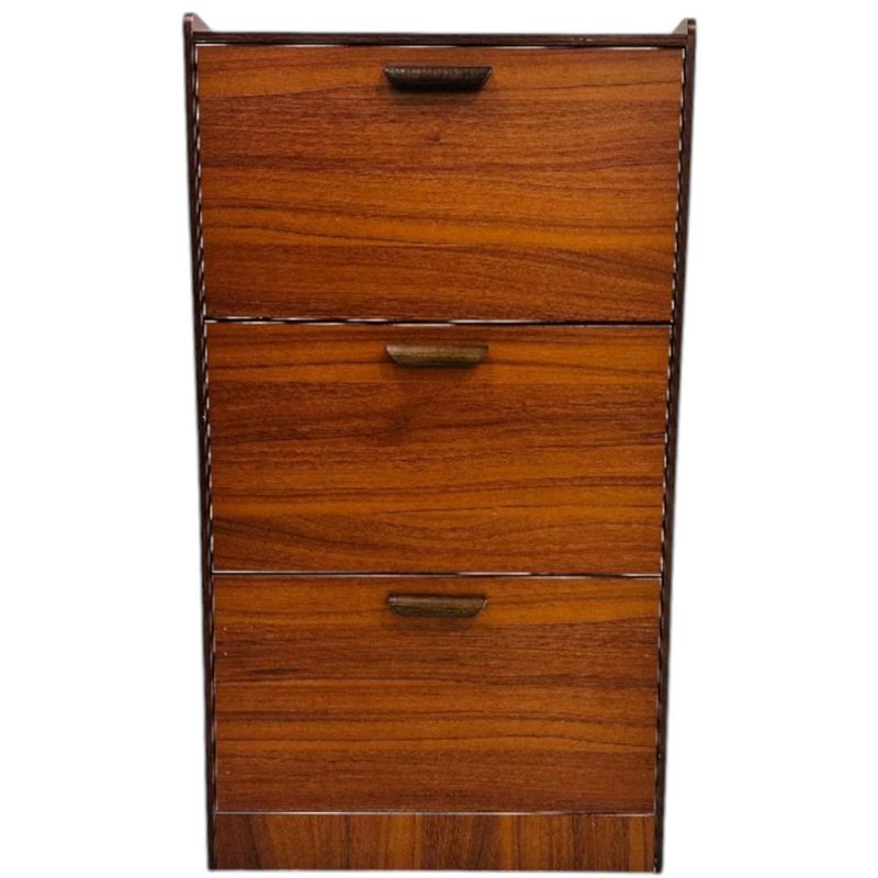 ANGELES DEL HOGAR - MUEBLE ZAPATERO ORGANIZADOR ESTANTE PARA ZAPATOS EN COLOR CAFE