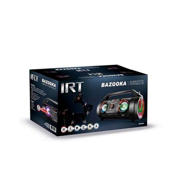 IRT - PARLANTE PORTÁTIL BAZOOKA SPEAKER GSP503 NEGRO