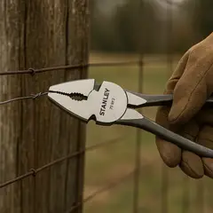 STANLEY - Alicate Enfierrador 10 Modelo 70-982 Alta Resistencia y Precisión