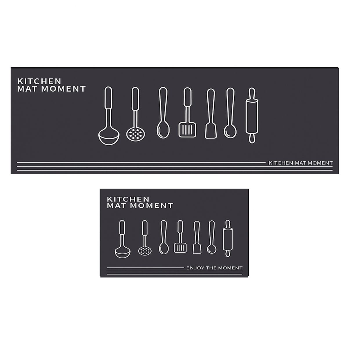 ARMONIA - Alfombra decorativa cocina 40x120 utensilios estilo moderno 729