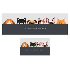 ARMONIA - Alfombra cocina 40x120 cachorros diseño tierno antideslizante 730