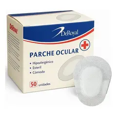 GENERICO - Parche Ocular Estéril Adhesivo 50x75mm Caja 50 Unids Medico