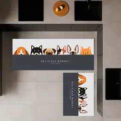 ARMONIA - Runner cocina 40x120 cachorros decoración tierna lavable 730