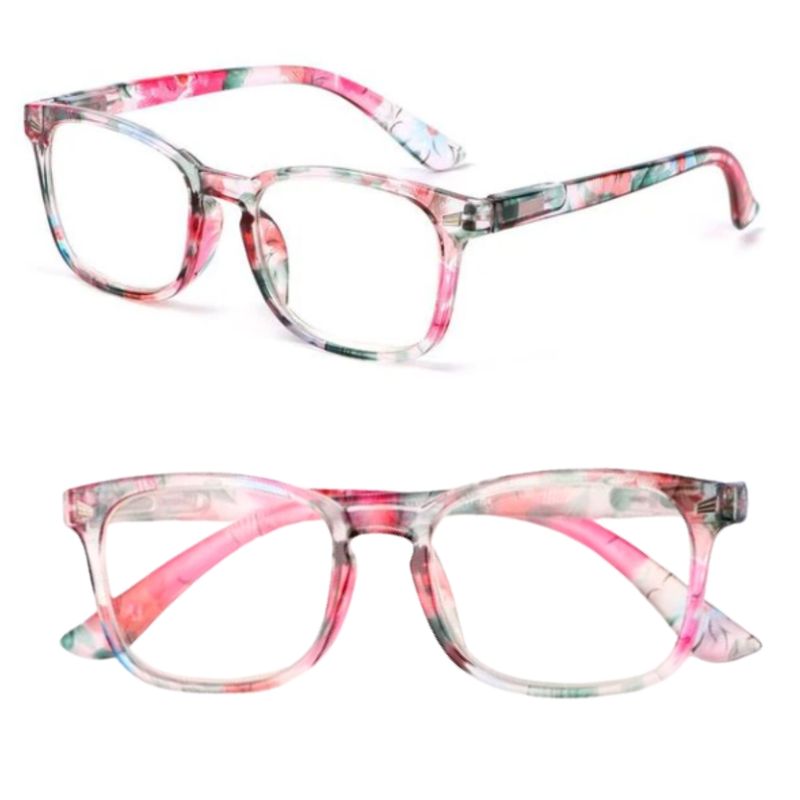 JM - Lente Óptico Flowers 2.50 Presbicia De Lectura Anteojos Graduados