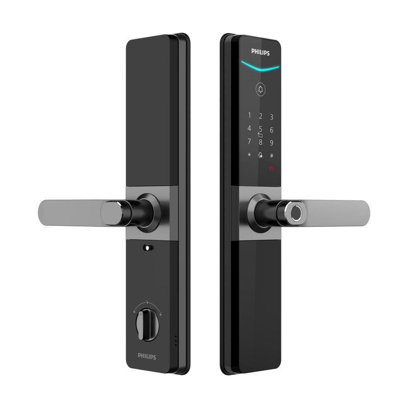 PHILIPS - Cerradura Digital Philips DDL610-5HBS App Huella Clave + Hub
