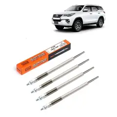 GENERICO - Bujías Incandecente Masuma Pack 4 Toyota Fortuner 2016 XT-036