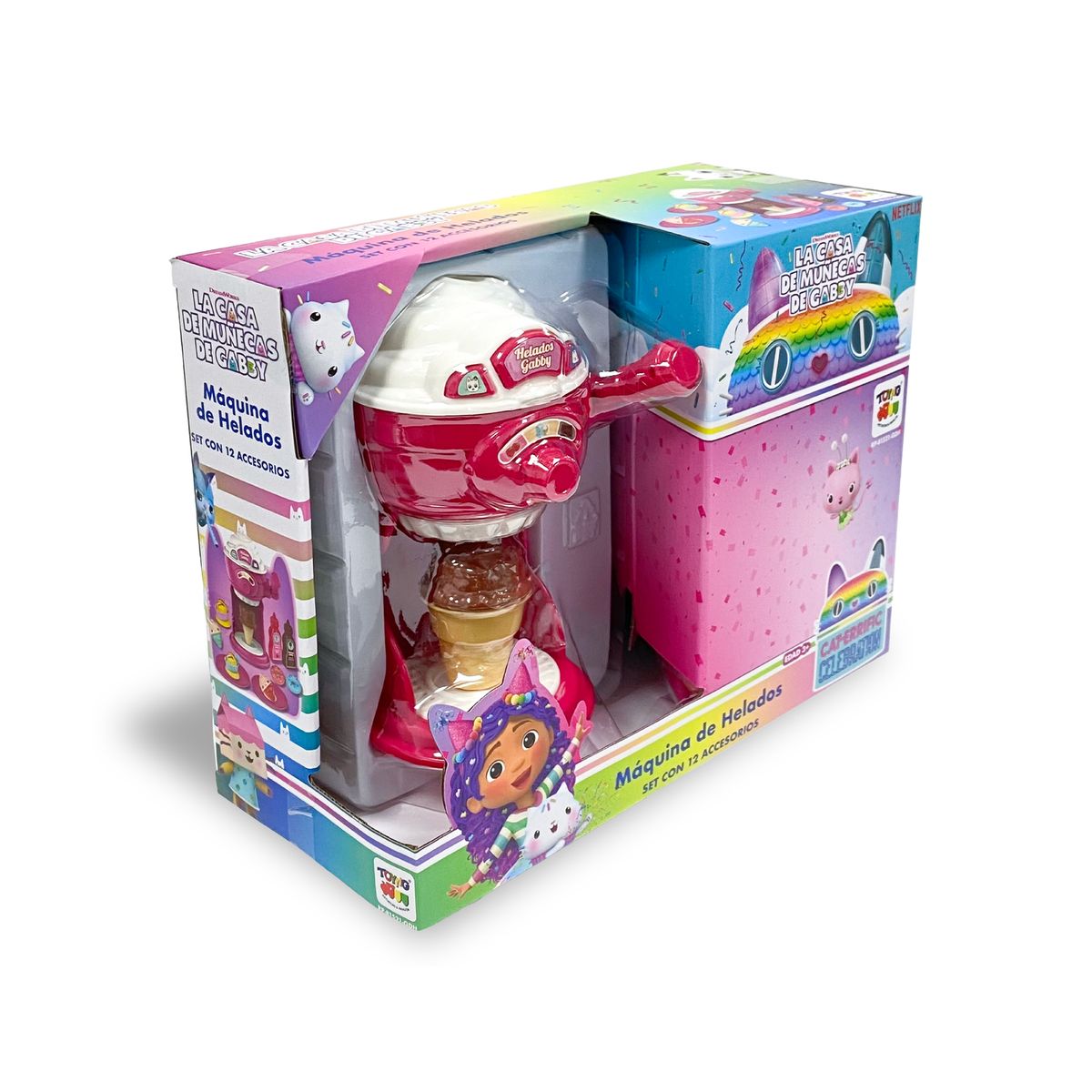 GABBYS DOLLHOUSE - Set Máquina De Helado - Gabby´S Doll House