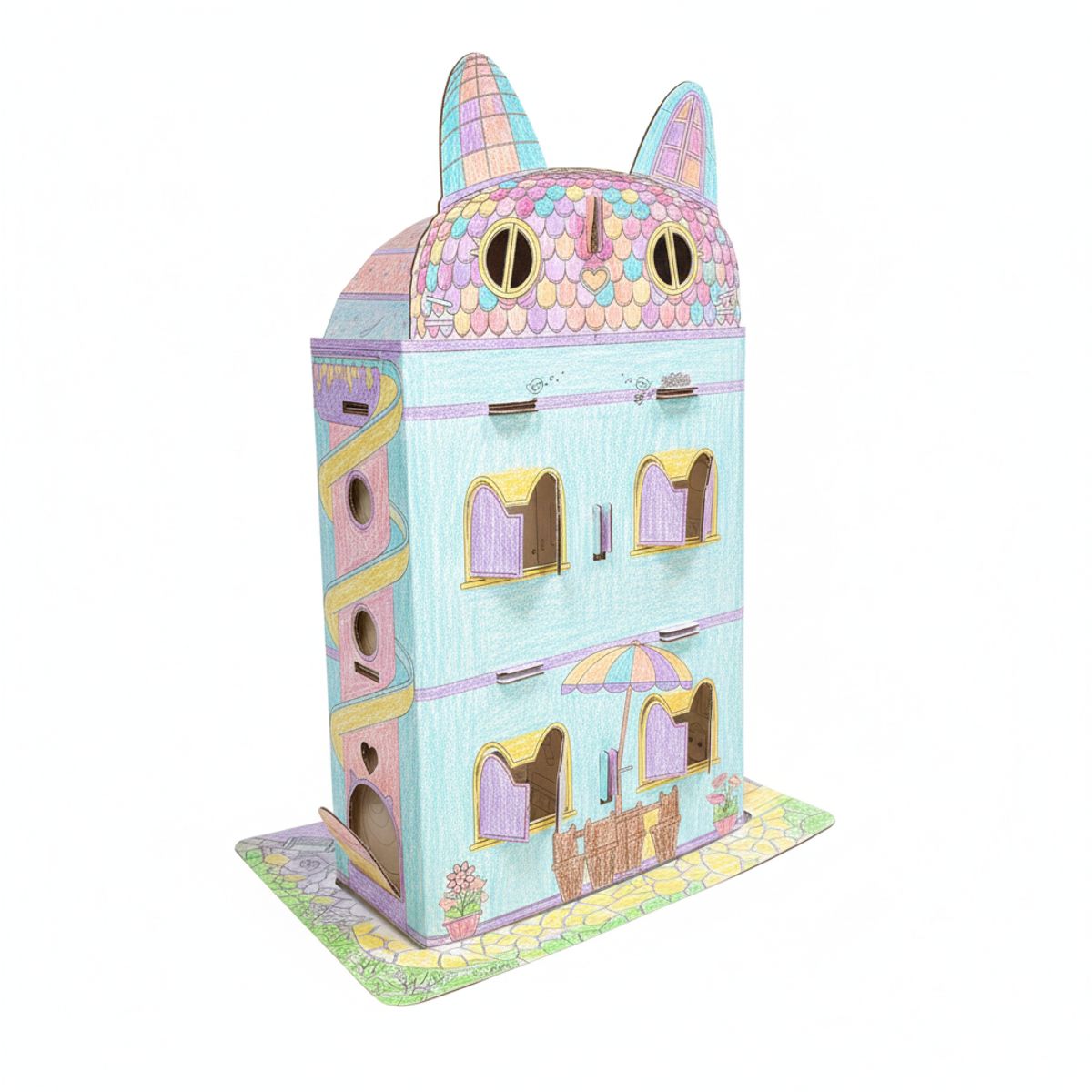 GABBYS DOLLHOUSE - Casa para Armar, Pintar y Jugar (Chica) – Gabby’s Dollhouse