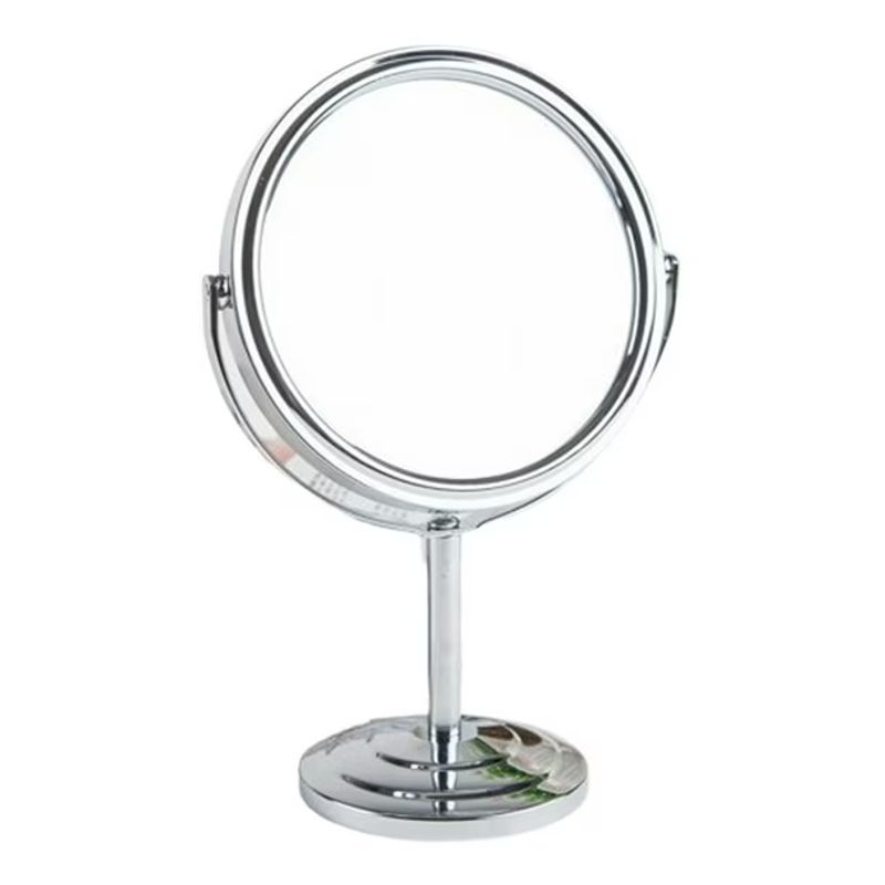 BELKRA - Espejo Baño Maquillaje Afeitar Tocador Doble Vidrio Con Aumento Y Pedestal