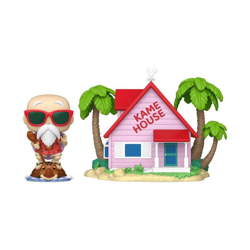 FUNKO - Funko Pop Dragon Ball  Maestro Roshi y La Kame House