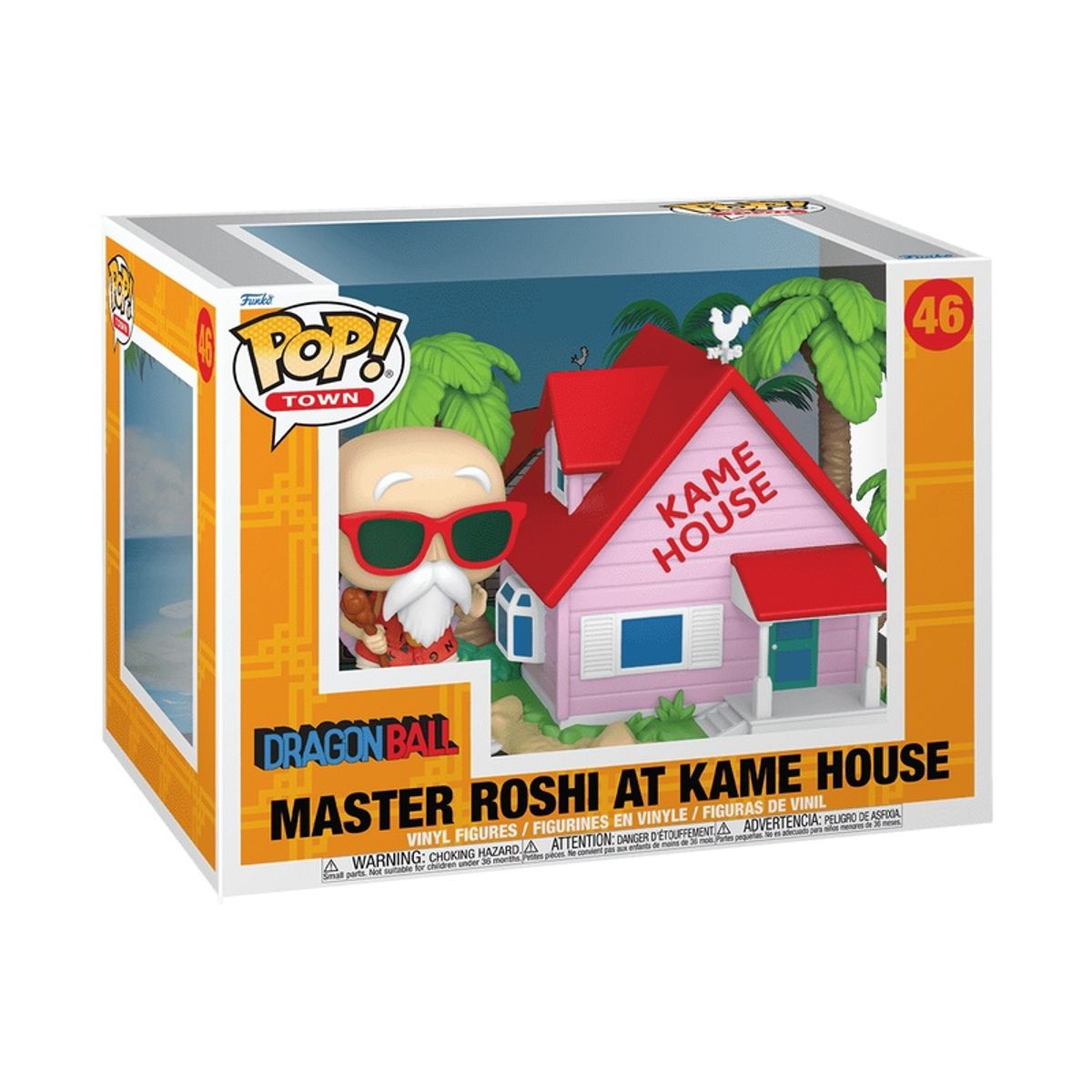 FUNKO - Funko Pop Dragon Ball  Maestro Roshi y La Kame House