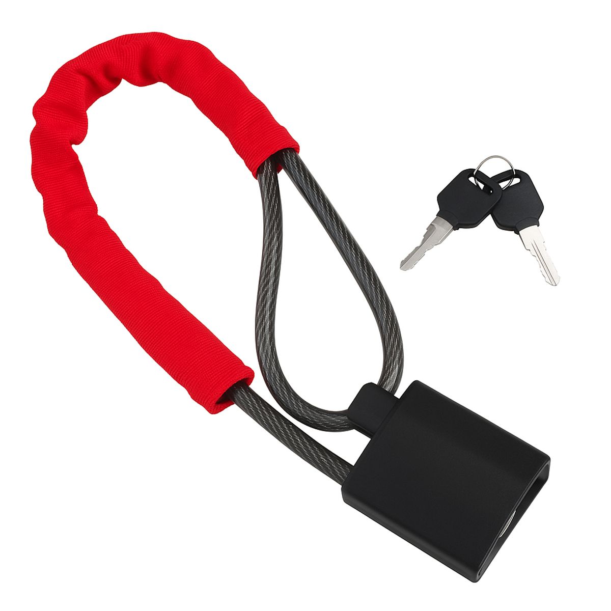 MOVI - Seguro Antirrobo Volante-Cinturón Truper Reforzado