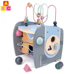 ABC - Centro de Actividades Montessori de Madera Multijuegos