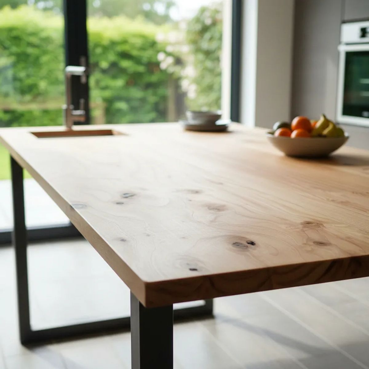 GENERICO - Cubierta De Madera Pino Oregón Vitrificado Para Muebles