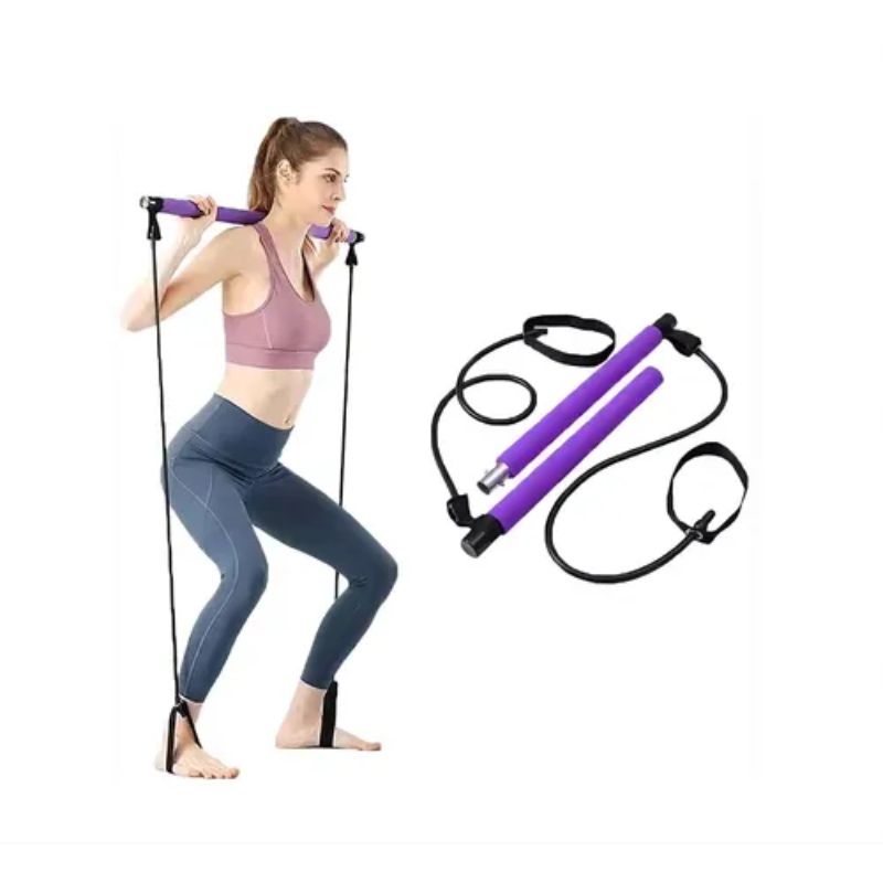 LISM - Barra Pilates Con Banda Resistencia Yoga Gimnasio / 228032