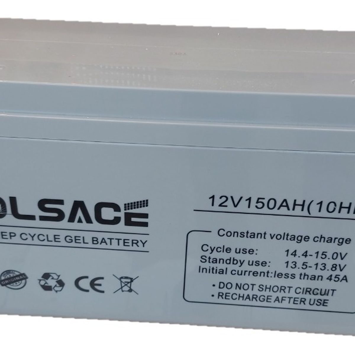 GENERICO - Bateria Ciclo Profundo 12v 150ah Baterias Gel Energia Solar
