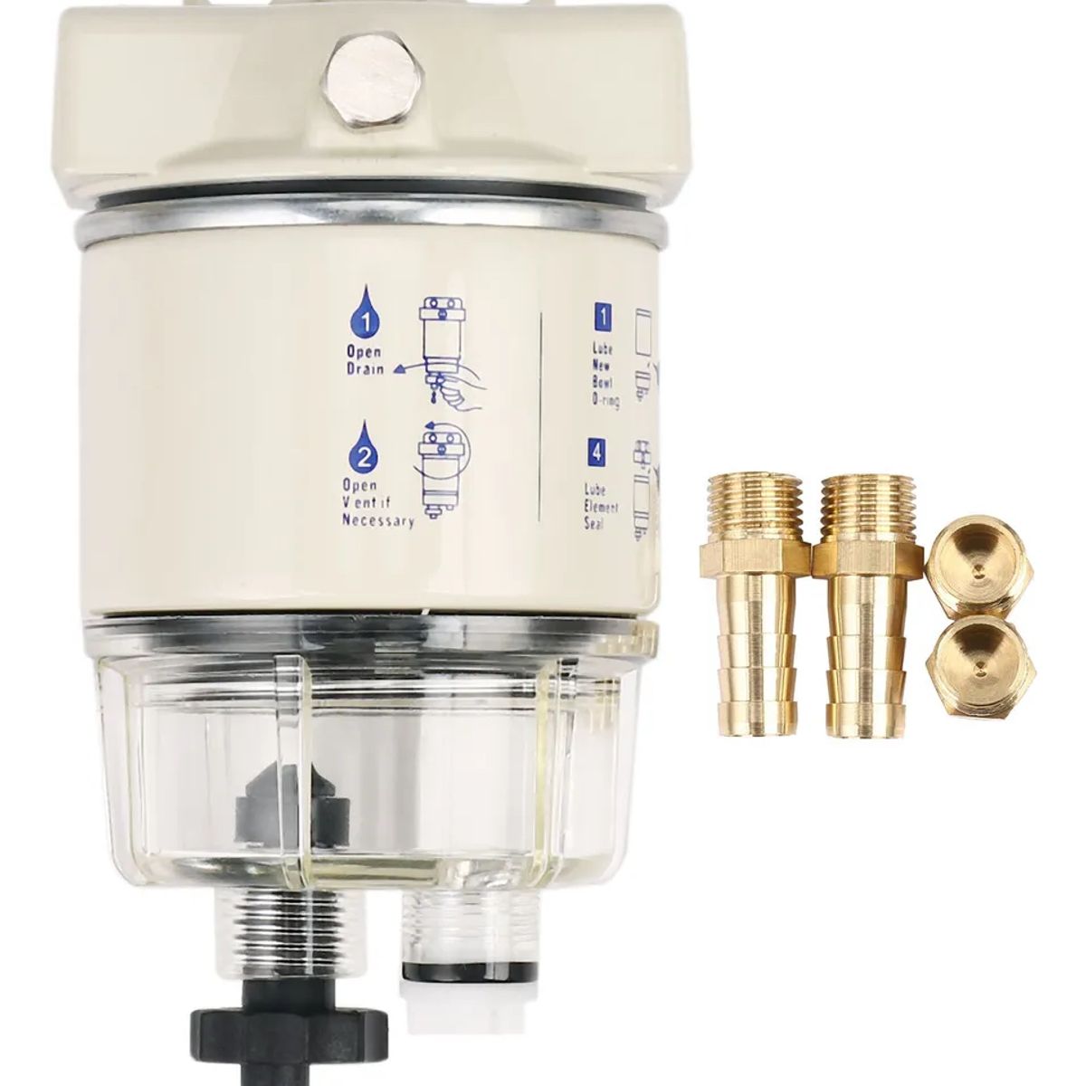 PUREPOWER - Filtro Separador Agua Combustible Marino R12T Racor 140R