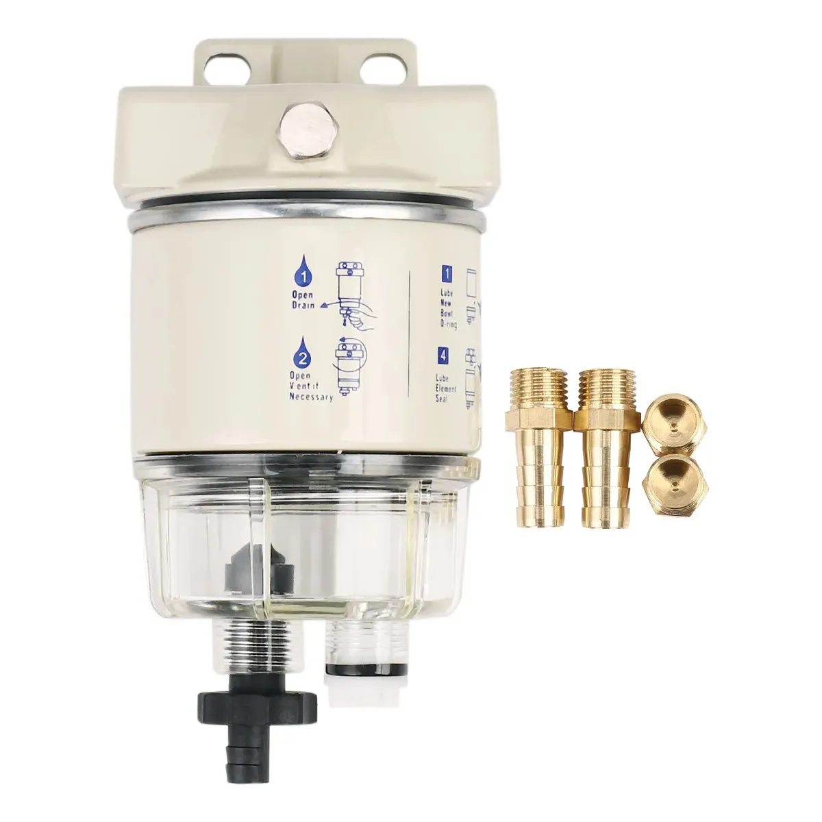 PUREPOWER - Filtro Separador Agua Combustible Marino R12T Racor 140R