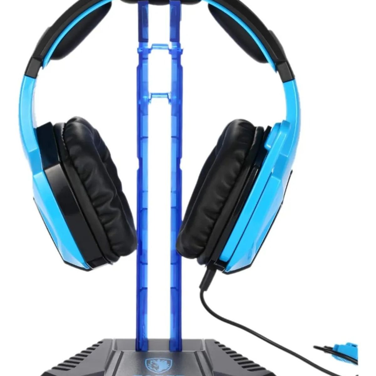 EVERSO - Soporte De Audífonos Escritorio Gamer Stand Gaming Onikuma Azul