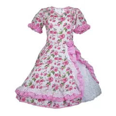 GENERICO - Vestido Niña Huasa Chinita Fiestas Patrias Talla 12 C14