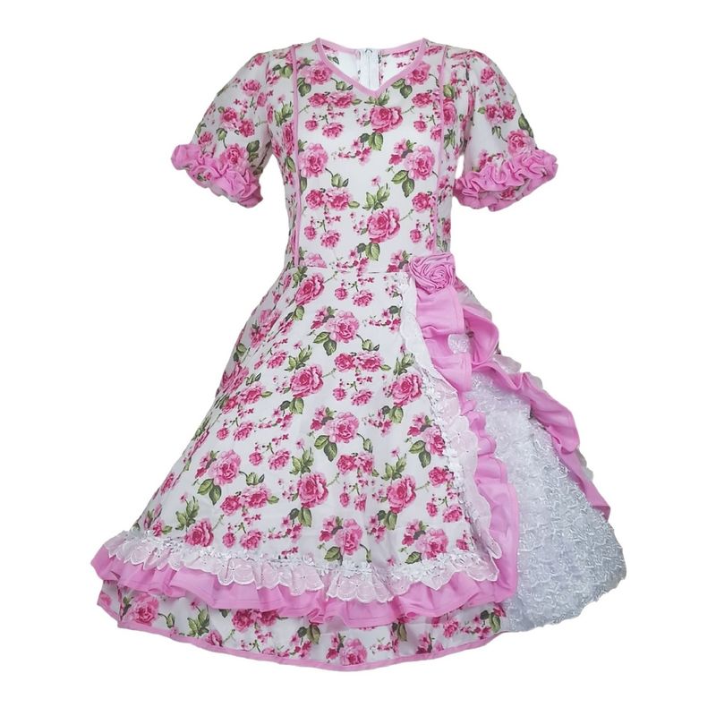 GENERICO - Vestido Niña Huasa Chinita Fiestas Patrias Talla 16 C14