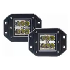 PUREPOWER - Pack 2 Focos Neblinero 18w Embutido Auto O Camion Led Cree