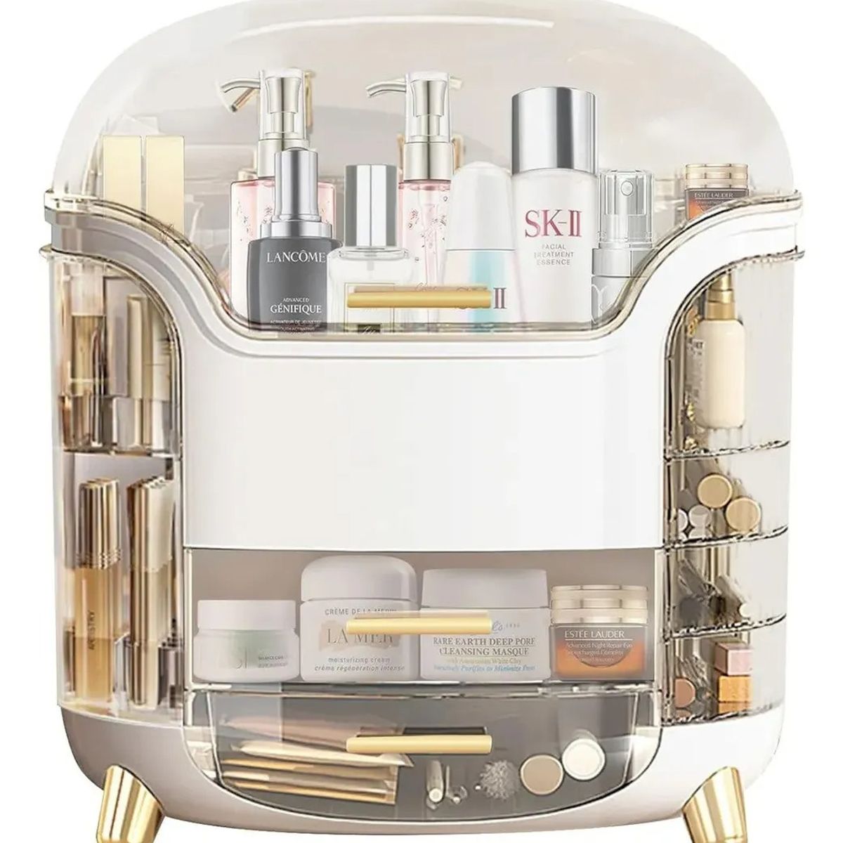 EVERSO - Organizador De Cosmeticos Portátil Multiuso Blanco