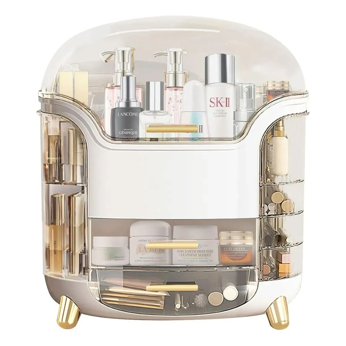 EVERSO - Organizador De Cosmeticos Portátil Multiuso Blanco