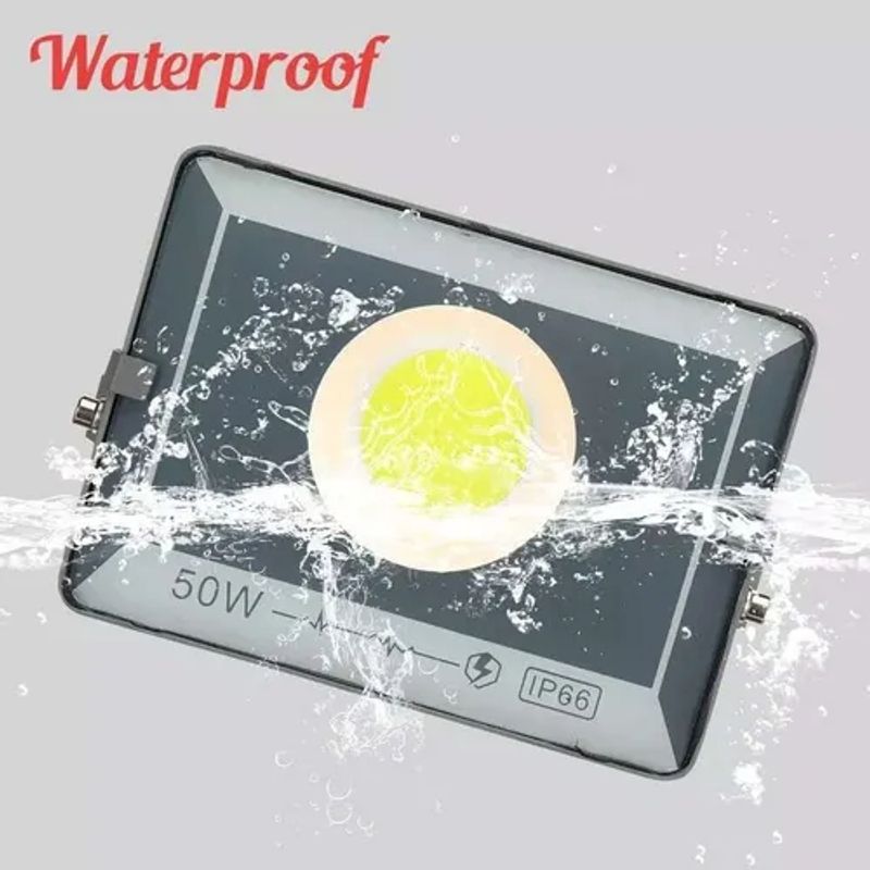 GENERICO - Luz Lampara Foco Led Plano Reflector 50w Exterior / 003168