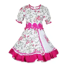 GENERICO - Vestido Niña Huasa Chinita Fiestas Patrias Talla 10 C21