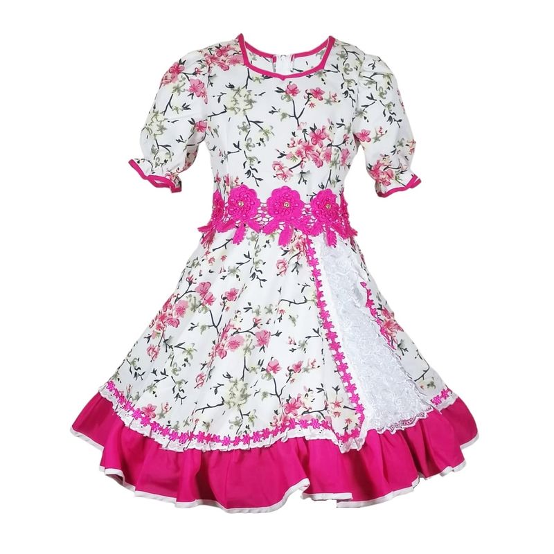 GENERICO - Vestido Niña Huasa Chinita Fiestas Patrias Talla 14 C21