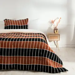 MASHINI - Plumón Coral Sherpa Estampado 1,5 Plazas Cuero 180×240 cm