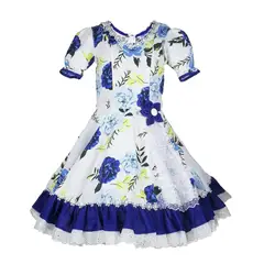 GENERICO - Vestido Niña Huasa Chinita Fiestas Patrias Talla 14 C16