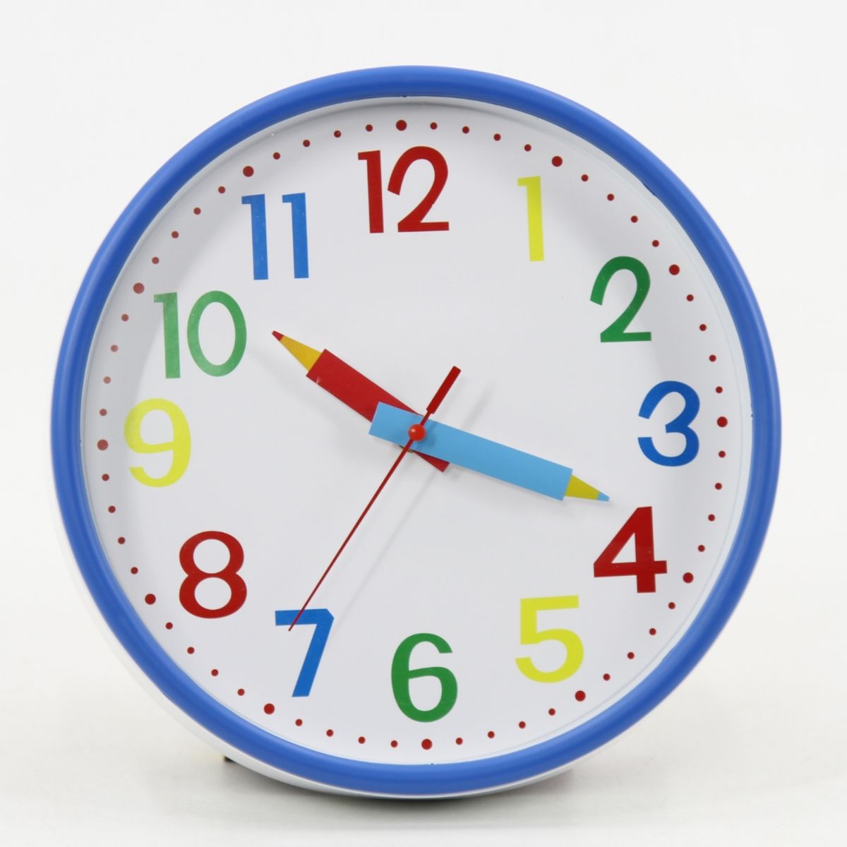 GENERICO - Reloj Mural de Colores Manecillas de Lápiz