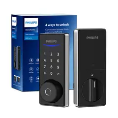 PHILIPS - Cerradura Cerrojo Digital Ddl240x-1hb App Huella