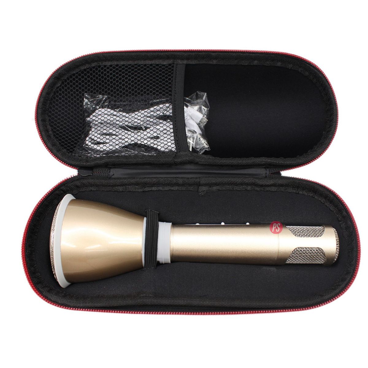 PUNTO STORE - Micrófono Bluetooth Altavoz Incorporado Para Karaoke - Ps