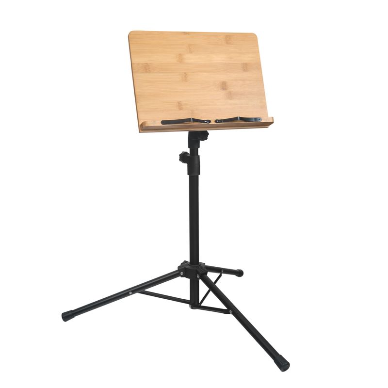 EPIC - Atril Director Orquesta Partitura De Madera Base Metal