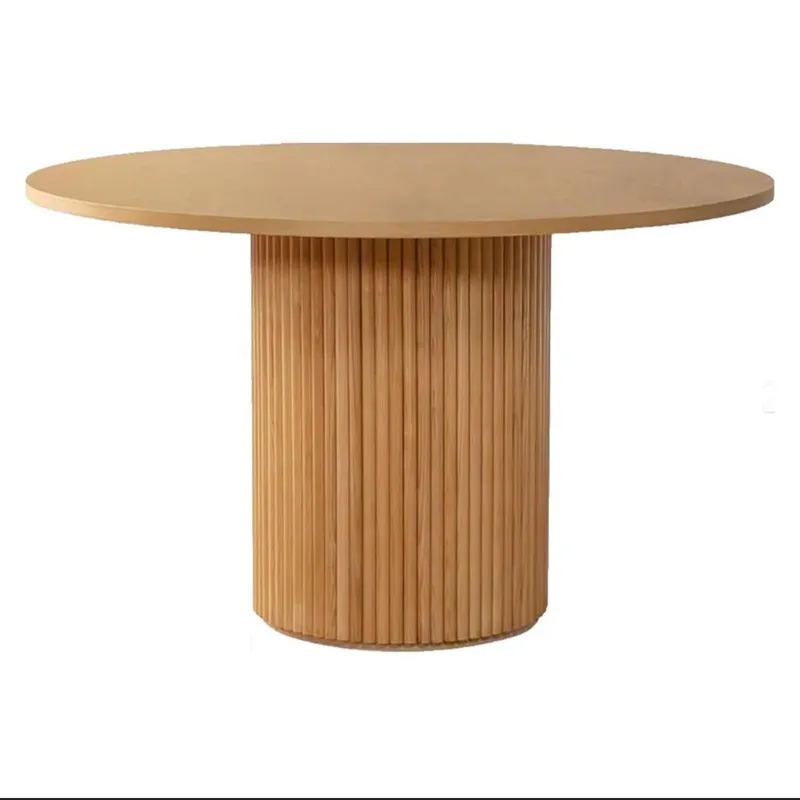 HABITA2 CHILE - Mesa de comedor Rawi Madera Natural 130cm -5 puestos