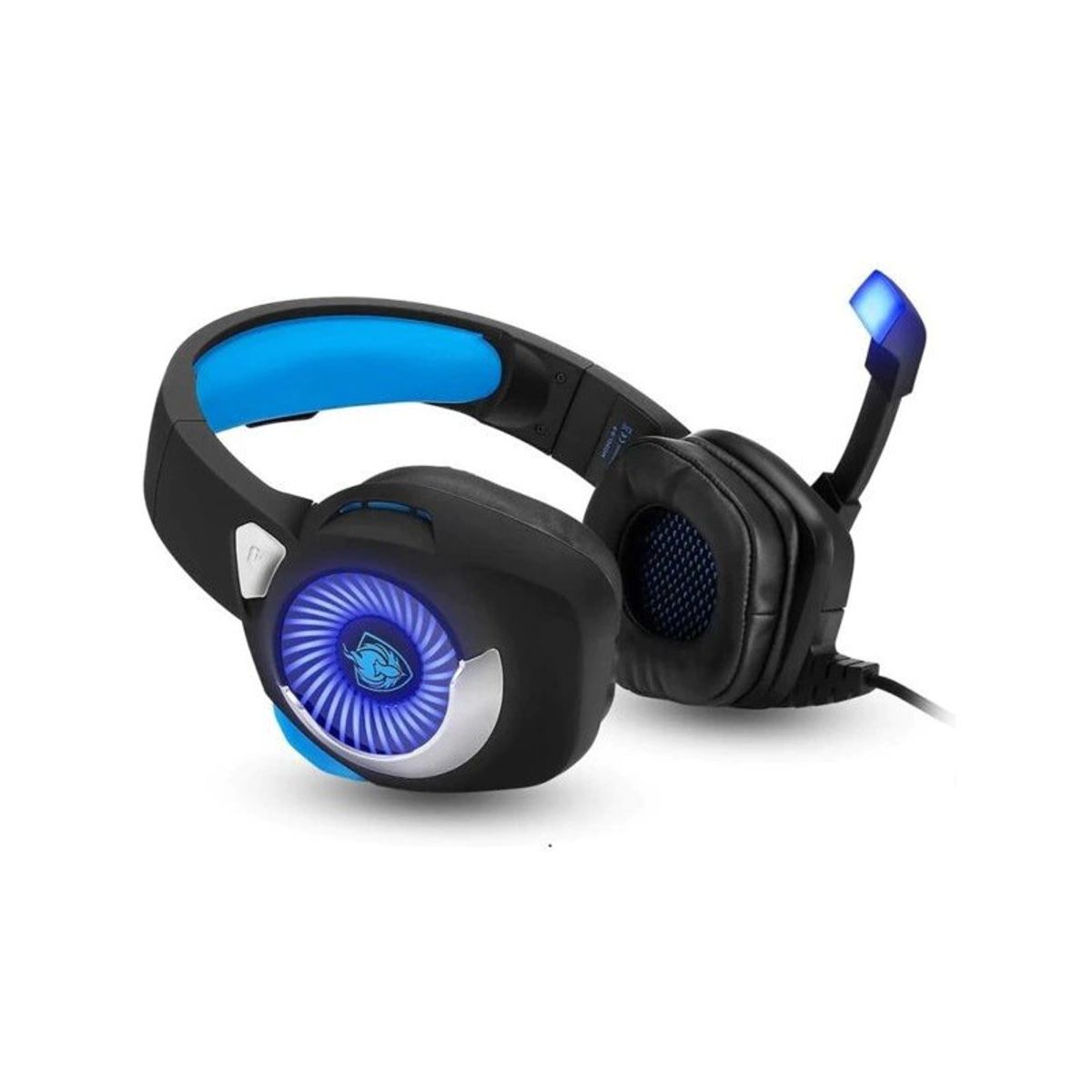 GAME LAB - AUDÍFONOS GAMER PHOINIKAS H-9 NEGRO CON AZUL