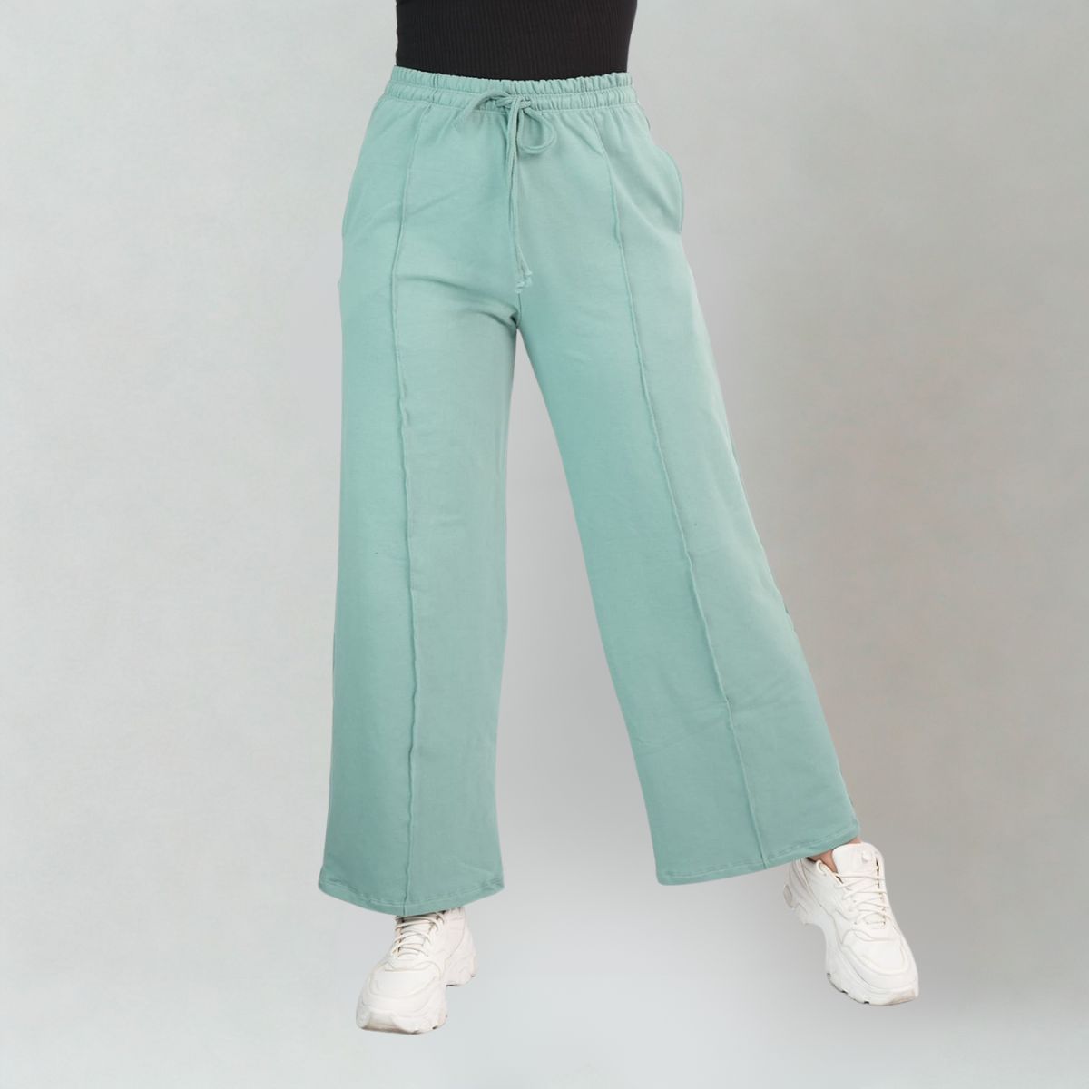 DESIGNERS - Pantalon Buzo Jogger Mujer Palazzo Algodon