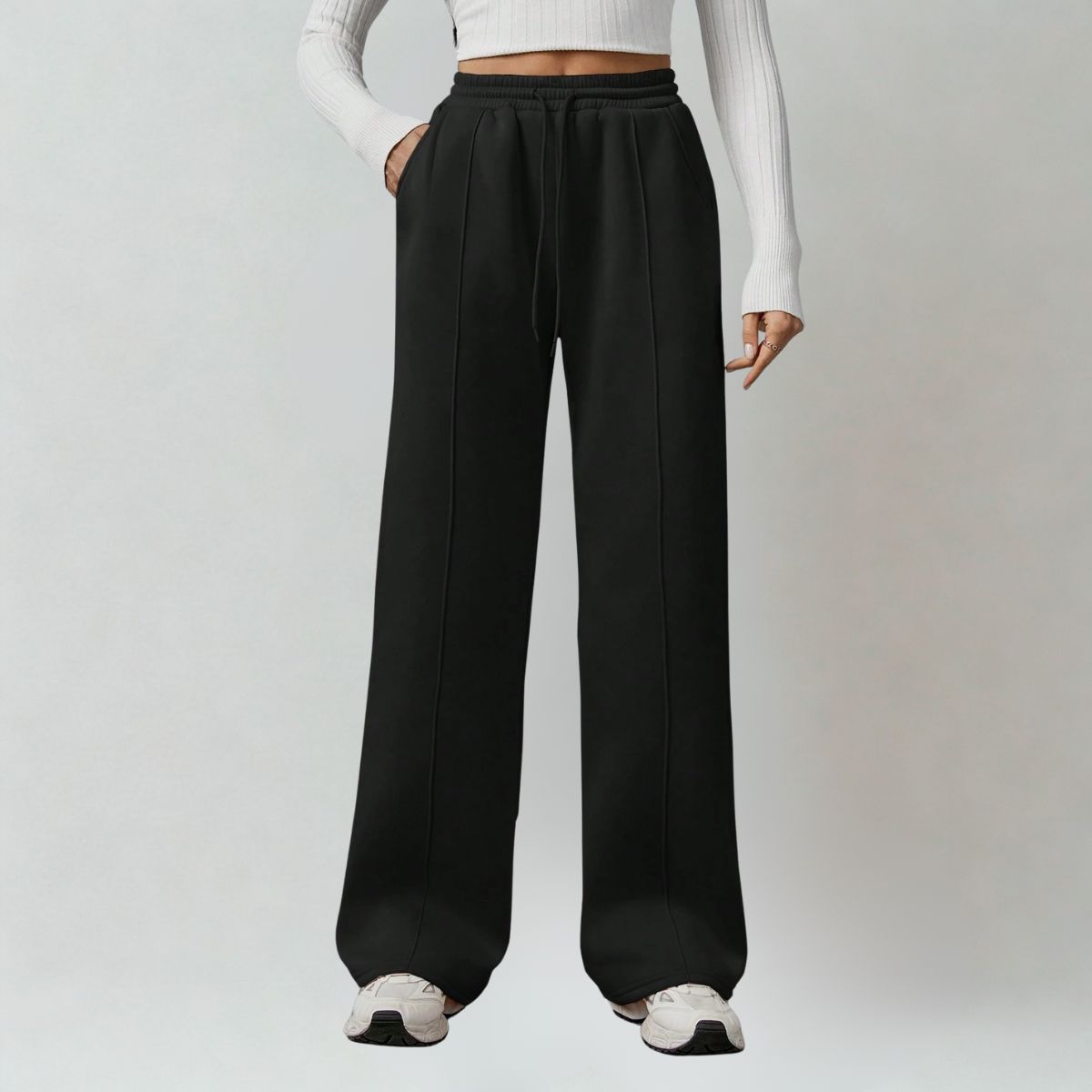 DESIGNERS - Pantalon Buzo Jogger Mujer Palazzo Algodon