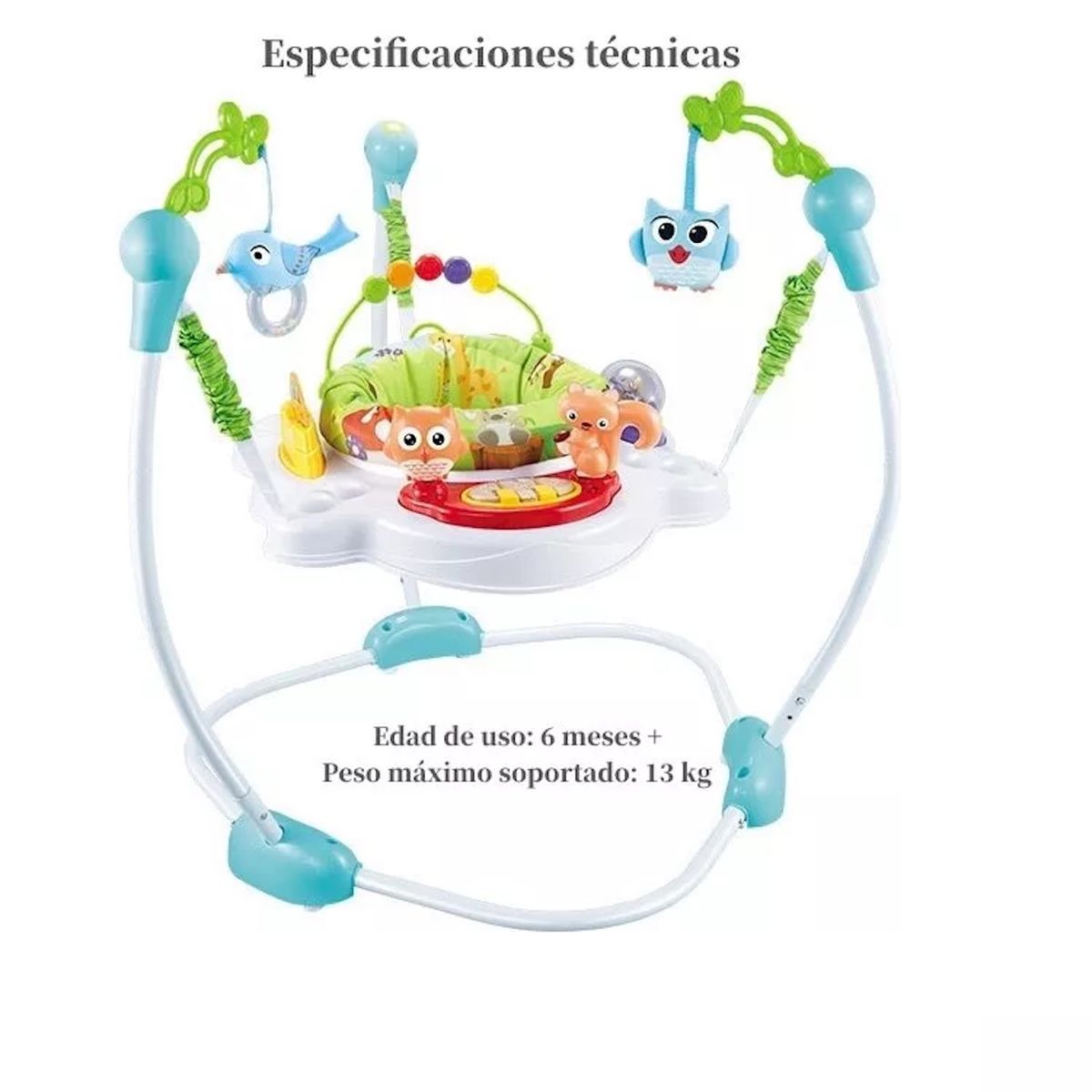 GENERICO - Silla Saltarina Didáctica Baby Jumper De Bebé Gira360°