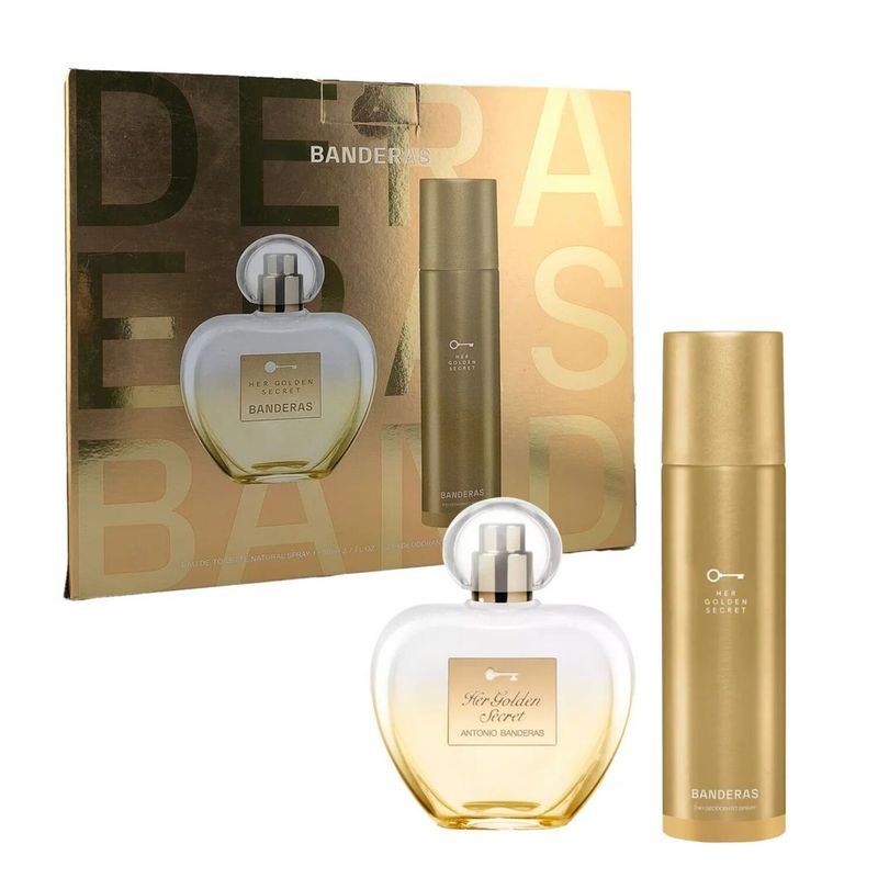 ANTONIO BANDERAS - ANTONIO BANDERAS HER GOLDEN SECRET ESTUCHE EDT 80ML+D150ML