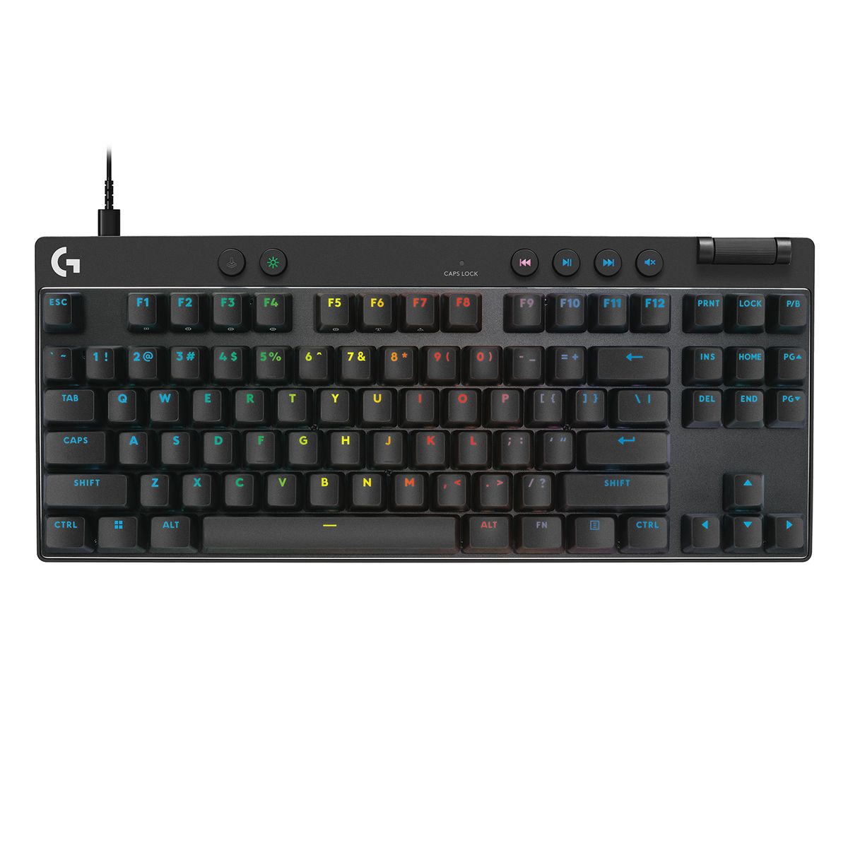 LOGITECH - TECLADO  PRO X TKL RAPID US BLACK