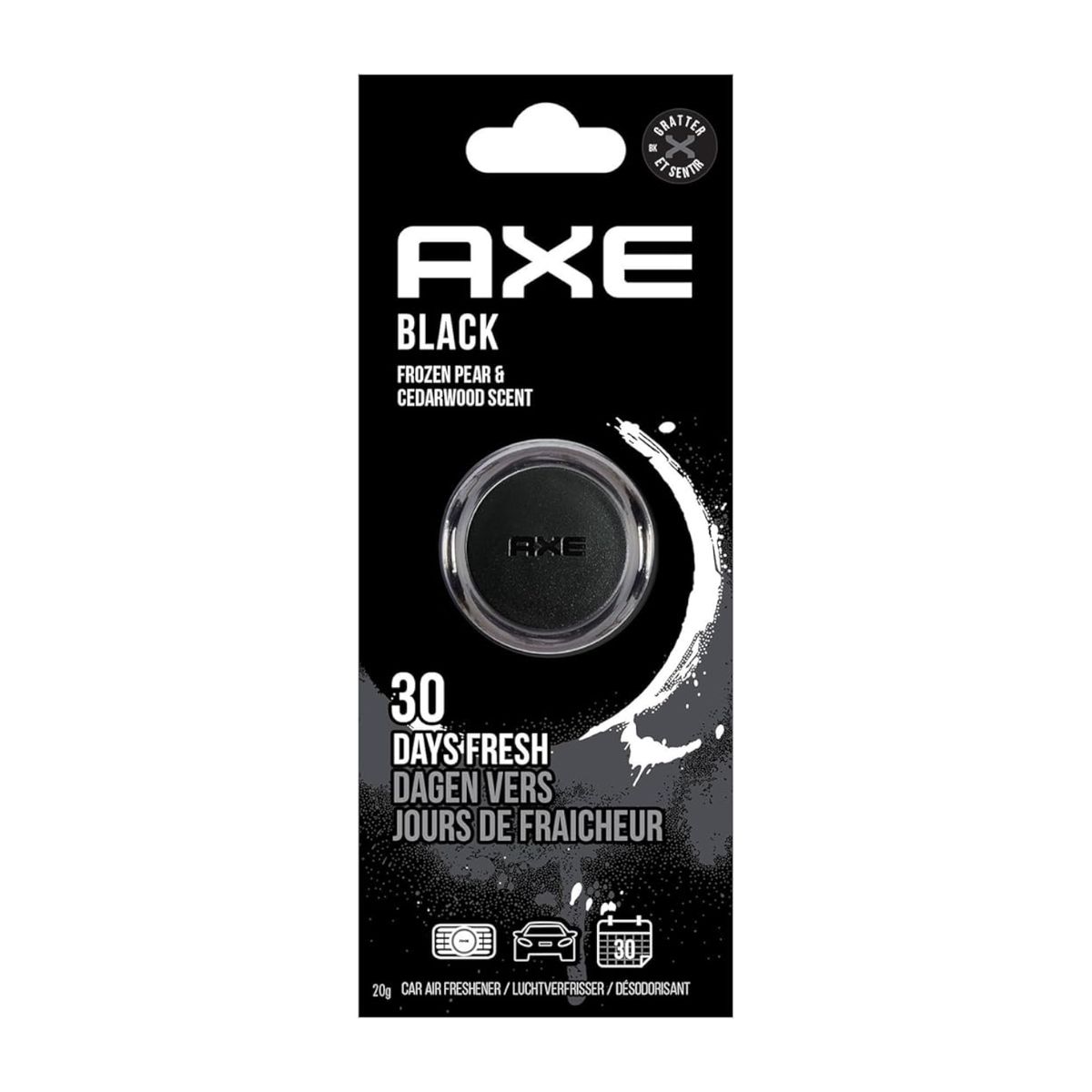 AXE - Aromatizante Para Autos Axe Rejilla Black 19gr